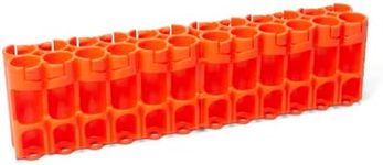 Storacell AA Battery Storage Caddy, Orange - Holds 24 Batteries (Not Included)