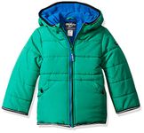 OshKosh B'Gosh Boys' Perfect Heavyweight Jacket Coat Down Alternative, Jade Glow, 24 Months