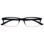 OPULIZE See Blue Light Blocking Reading Glasses Black to Pale Pink Computer Gaming Anti Glare Mens Womens B9-4 +1.50