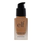 e.l.f. Flawless Finish Semi-Matte Foundation, Lightweight Oil-Free, Tan, 0.68 fl. Oz - 20ml