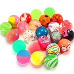 15pcs Mixed Colour Jet Bouncy Balls Colourful Rubber Balls Bouncy Ball Party Bag Fillers for Kids Prizes, Pinata Filler, Birthday Party Bag Fillers (25MM)