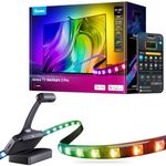 Govee TV Backlight 3 Pro with HDR Triple Camera, 5M 5-in-1 RGBWWIC LED Strip Lights That Change with 75-85inch TVs, 75LEDs/m, Supports AI Filter, App and Vioce Control, DreamView Sync (2*90+2*160cm)