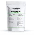 White Label Nutrition Vitex Fruit Supplement - High Potency - | 30 Capsules | 4500mg | UK Made | GMO-Free |