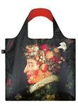 LOQI Luggage Reusable Tote Bag, Guiseppe Arcimboldo Spring Museum Print Shopping, Multi, International Carry-on