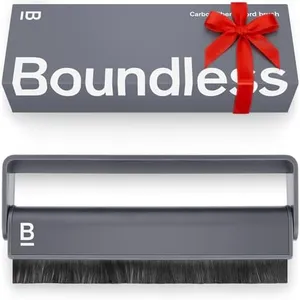 Boundless Audio Record Cleaner Brush - Vinyl Cleaner Record Brush - Carbon Fiber Anti-Static Vinyl Brush - Record Player Accessories