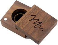 MUUJEE Mr Ring Box - Engraved Woode