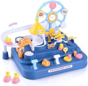 Christmas 3+ Year Old Boy Girl Gift - Magnetic Car Race Track for Toddler, Educational Stem Toys for Grandkids Montessori Toys for 3 Year Old to Develop Motor & Thinking Skills