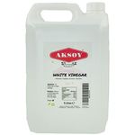 Aksoy Distilled White Spirit Vinegar 5L for Cleaning, Pickling, Marinating, Weed Killer & Cooking