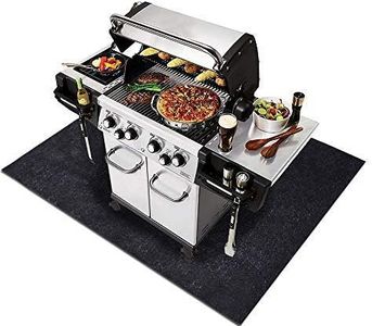 Under The Grill Mat,BBQ Grilling Gear for Gas/Electric Grill-Absorbent Grill Pad Lightweight Washable Floor Mat to Protect Decks and Patios from Grease Splatter and Other Messes (Grill Mat 36" x 72")