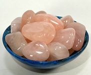 Rose Quartz Cabochon Pebble Sparkling Natural Pink Mineral Stone Polished Crystal Cab from S. Africa - 10PCS