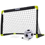 Franklin Sports MLS Mini Soccer Goal (36 x 24 inch) - Includes Size 1 Soccer Ball and Ball Pump