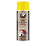 K2 BRAKE CALIPER PAINT YELLOW HIGH GLOSS 260°C Resistant Spray Lacquer - 400 mL