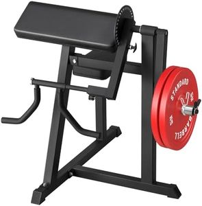 GMWD Bicep Tricep Curl Machine, 250LBS Plate Loaded Bicep Curls and Tricep Extension Machine, 2 in 1 Exercise Equipment for Home Gym Workout Station, Black