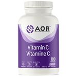 AOR - Vitamin C 1000mg, 100 Capsules - Essential Ascorbic Acid Supplement - Promotes Overall Wellness - Supports Bones, Gums & Teeth - Non-GMO, Vegan - Ideal for Daily Health Maintenance