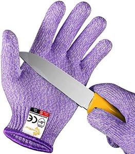 Evridwear Cut Resistant Gloves for Kids 4-6 Years, Level 5 Protection Cutting Gloves Food Grade for Cooking, Whittling, Wood Carving, Gardening and DIY