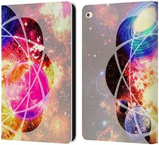 Head Case Designs Officially Licensed Haroulita Atomic Space Fantasy 2 Leather Book Wallet Case Cover Compatible with Apple iPad Air 2 (2014)