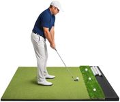 Golf Hitting Mat with Ball Tray - 5