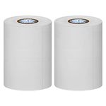 VCR White Thermal Paper POS Roll - 79mm / 3 inches Width x 30 Meters in Length - Pack of 2 Rolls for Printing Receipts - Billing Machines/Register - 55 GSM Thickness - Black Colour Printing