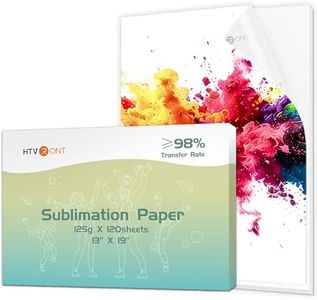 HTVRONT Sublimation Paper 13x19 Inch - 120 Sheets Easy to Transfer Sublimation Paper for T-shirts, Tumblers, Mugs (A3+)
