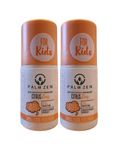 Palmzen Children's Roll on Sensitive Anti-Perspirant Deodorant - Vegan Friendly Aluminium and Alcohol Free Dermatogically tested (Citrus Zing)