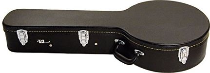 TGI 1990 Tenor Wooden Hard Case for Banjo, Black