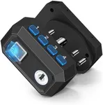 ONNAIS Defender SE Biometric Trigger Lock for Handguns、Rifles and Shotguns, Fingerprint Gun Trigger Lock With keys, Keypad, Quick Release Gun lock for Home, Travel, Car, Gun Accessories & Gift for Men