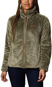 Columbia Women's Fire Side Ii Sherpa Full Zip, Stone Green, Large