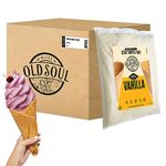 OldSoul Cone Waffle Mix | Vanilla Flavour | Cone Waffle Dough Mix | Soy & Nut free | 30 lbs | 672 Waffles