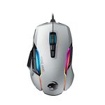 Roccat Kone AIMO PC Gaming Mouse, Optical Owl-Eye Sensor (100 to 16,000 DPI), RGB Backlit Lighting, 23 Programmable Keys, Onboard Memory, Palm Grip, LED Illumination, White