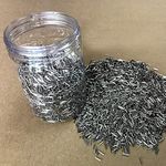 2.5 lb Stainless Steel Tumbling Media Pins,0.039 Inch Diameter, 0.255 Inch Length