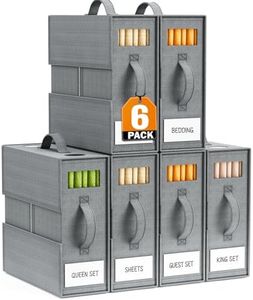 6 Pack Sheet Organizers and Storage, Thickened & Durable Sheet Organizer