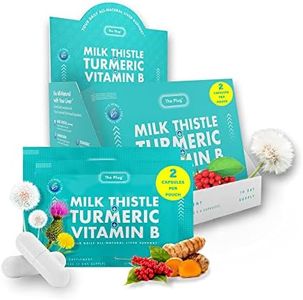 The Plug Liver Cleanse Detox & Repair, Fatty Liver Support Supplement Pills - 20 Herbal Liver Capsules, Made with Milk Thistle, Turmeric & Vitamin B for Healthy Digestive & Immune System