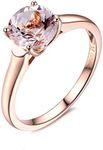 Epinki Promise Rings for Her Rose G