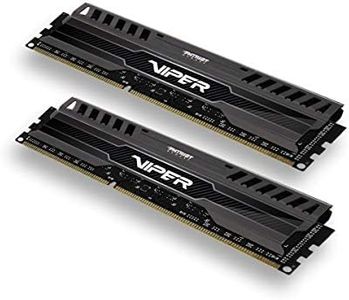 Patriot 8GB(2x4GB) Viper III DDR3 1600MHz (PC3 12800) CL9 Desktop Memory with Black Mamba Heatsink - PV38G160C9K
