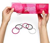 Miracle Face Erase 2 Pack Makeup Remover Face Cloths, Chemical-free, Microfiber, 6 Hair Ties (2 Count, Pink)