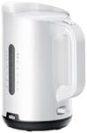 Braun Household Breakfast1 WK1100WH, Electric Kettle with 360° Rotating Base, Water Level Indicator, Cable Storage, Auto Shut-Off Function, 1.7L Capacity, 1000W, White