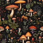 Laatse Mushrooms Wallpaper Peel and