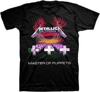 Metallica Men's Master of Puppets T-Shirt, Black, X-Large