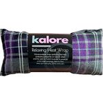 Wheat Bags Microwavable Neck and Shoulder Wrap - Scented Lavender Heat Bags Microwavable for Body Relaxation - Tartan Cotton Fabric & UK Wheat Heat Bags Microwavable Compress by Kalore - Purple