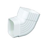 Amerimax Home Products Gutter Elbow VNYL WHT B