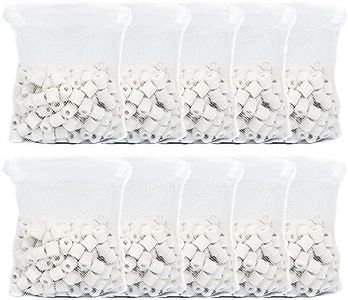 ALEGI Aquarium Premier Bulk Bio Ceramic Rings Filter Media for Fresh Water, Sea Water Fish Tank Canister Filter,Koi Fish Pond Reef Filter (10 lbs)
