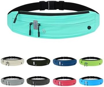 WATERFLY Running Belt Fanny Pack:Phone Holder Belt for Men Women