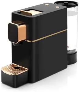 Mini Espresso Coffee Machine for Capsules Compatible with Nespresso OriginalL Machine, Espresso Maker Single Serve, Bestpresso Coffee Capsules Peet's Espresso more (Black)