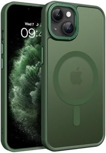 BENTOBEN iPhone 13 Case, iPhone 14 Case, Magnetic Skin-Friendly Touch Slim Matte Phone Cases Compatible with Magsafe, Ultra Thin Shockproof Full-Body Protective Cover for iPhone 13/14 6.1 inch, Green