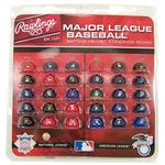 MLB Major League Baseball Deluxe Helmet Standings Board, Mini, Red