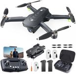 Holy Stone HS175D Foldable Drone with 4K Camera for Adults, RC Quadcopter with GPS Auto Return, Follow Me, Brushless Motor, Circle Fly, Waypoint Fly, Altitude Hold, Headless Mode, 46 Mins Long Flight