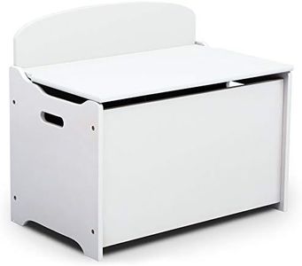 Delta Children MySize Deluxe Toy Box, Bianca White