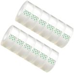 Minghaoda 12 Rolls Clear Tape Refills Roll Transparent Tape Refill Rolls for Office, Home, School, 3/4-Inch x 1000 inch