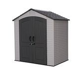 Lifetime 60057 7' X 4.5' Outdoor Storage Shed Desert Sand