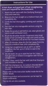 Brazilian Keratin Hair Straightening Kit – Smoothing Treatment